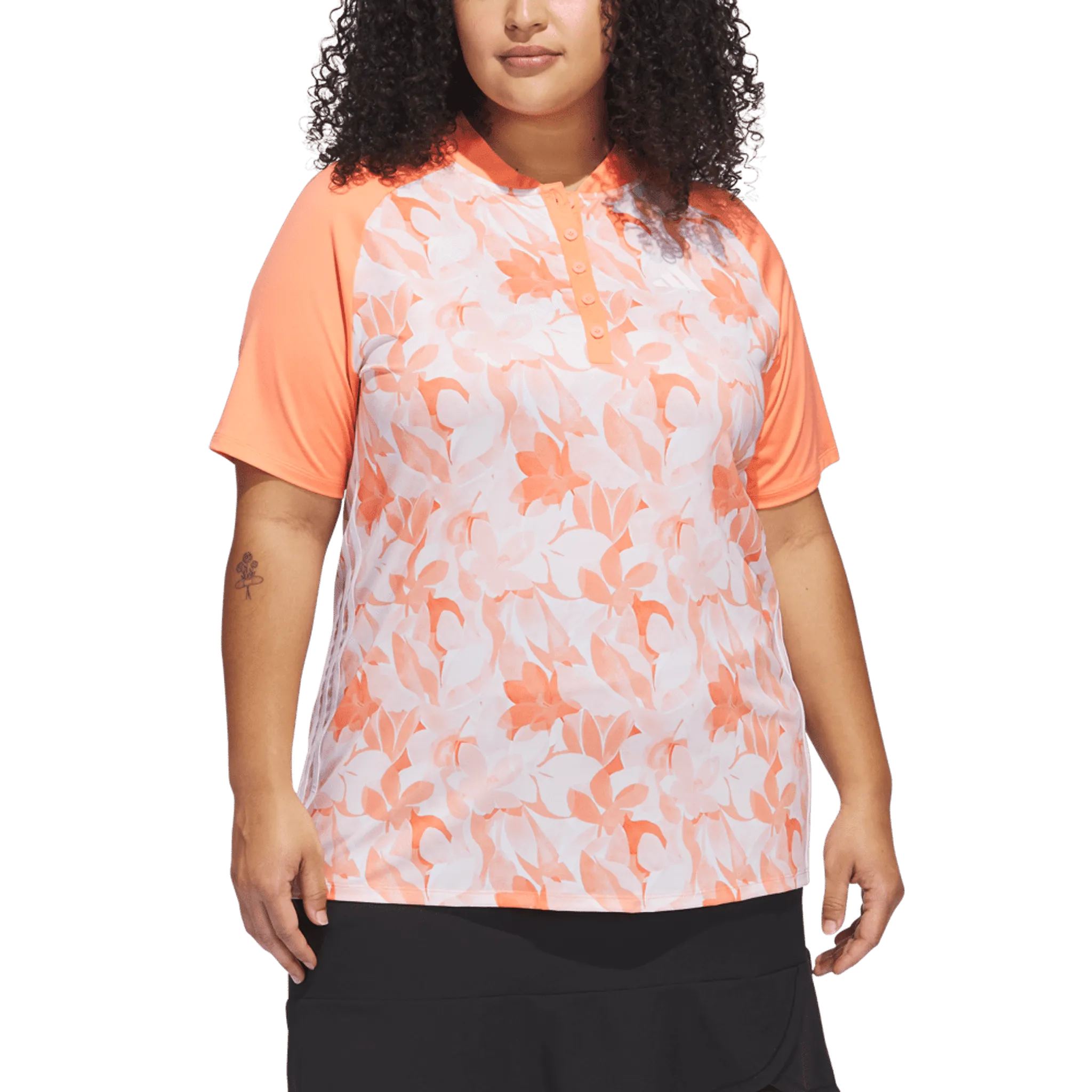 Adidas Floral Poloshirt Damen