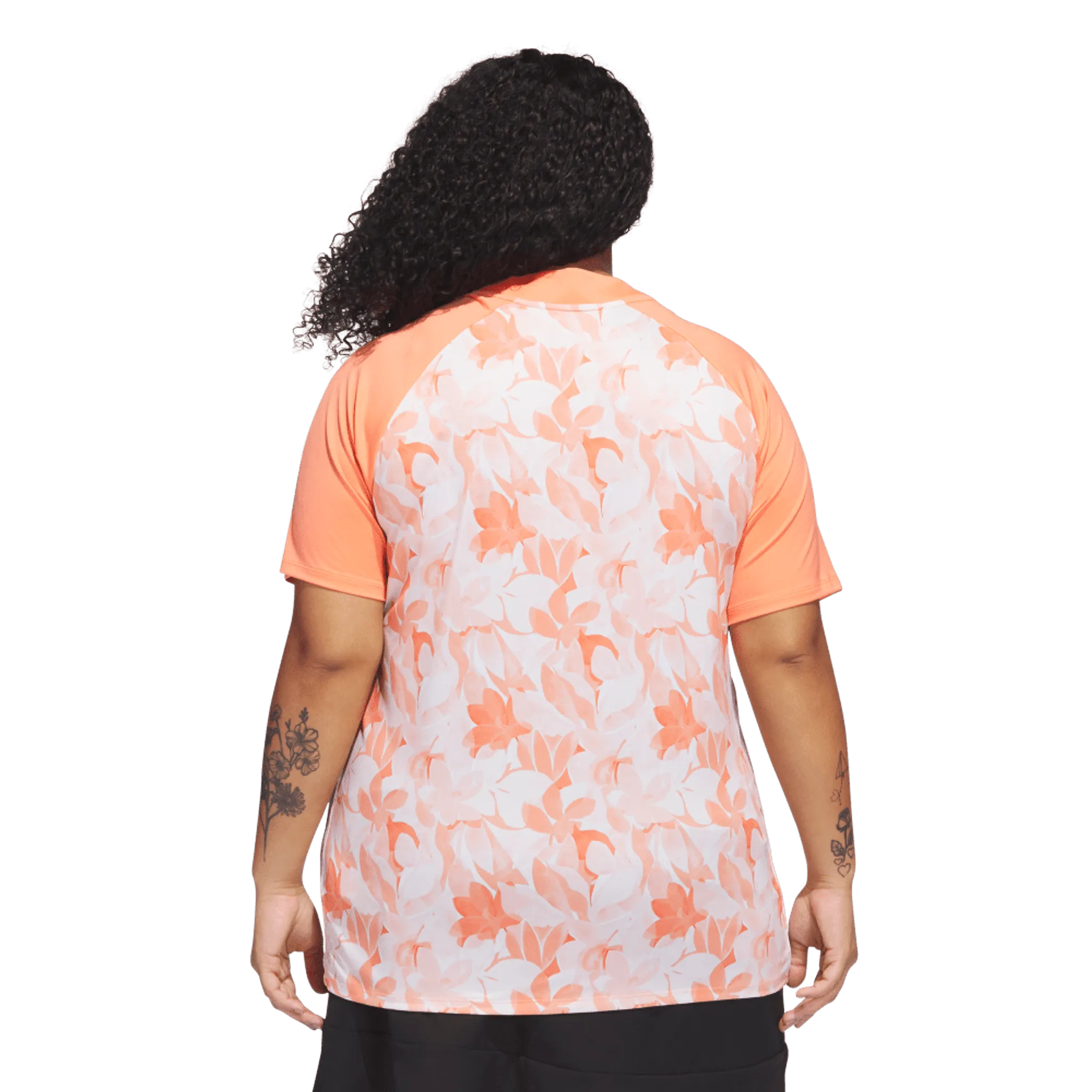 Adidas Floral Poloshirt Damen