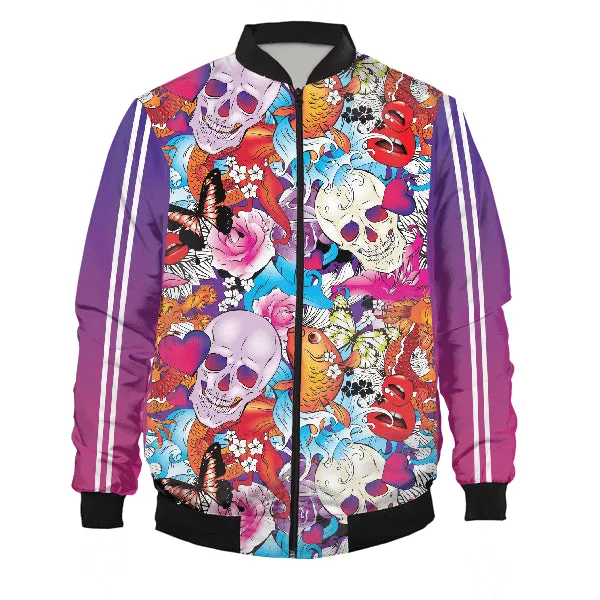 Alice In Wonderland Bomber Jacket