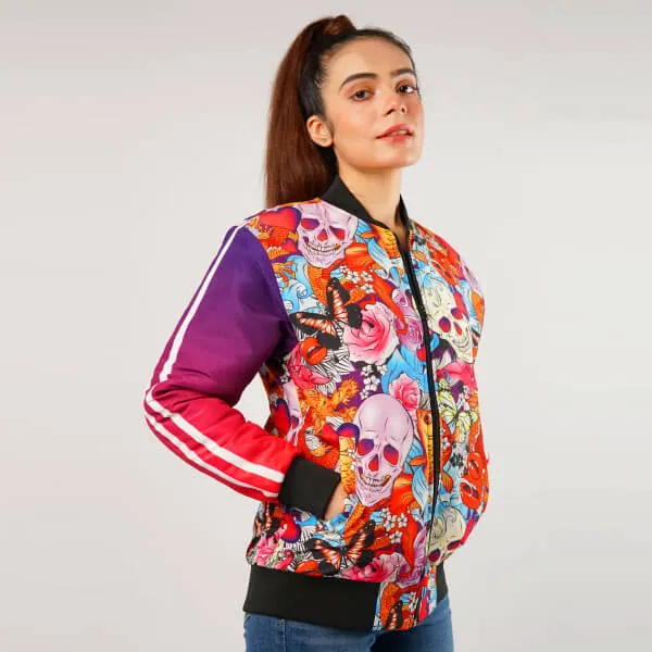 Alice In Wonderland Bomber Jacket