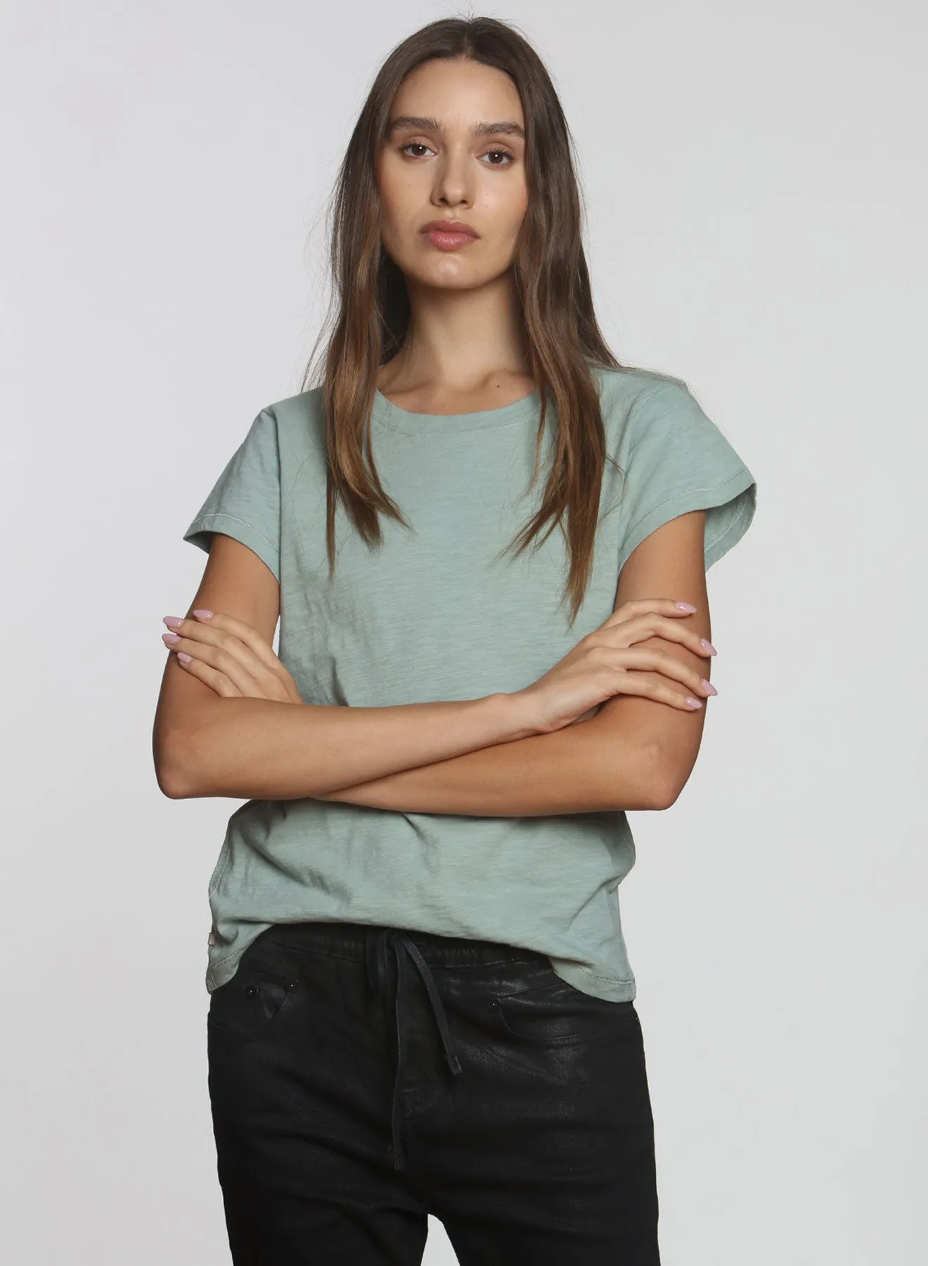 Ava Classic Tee - Sage