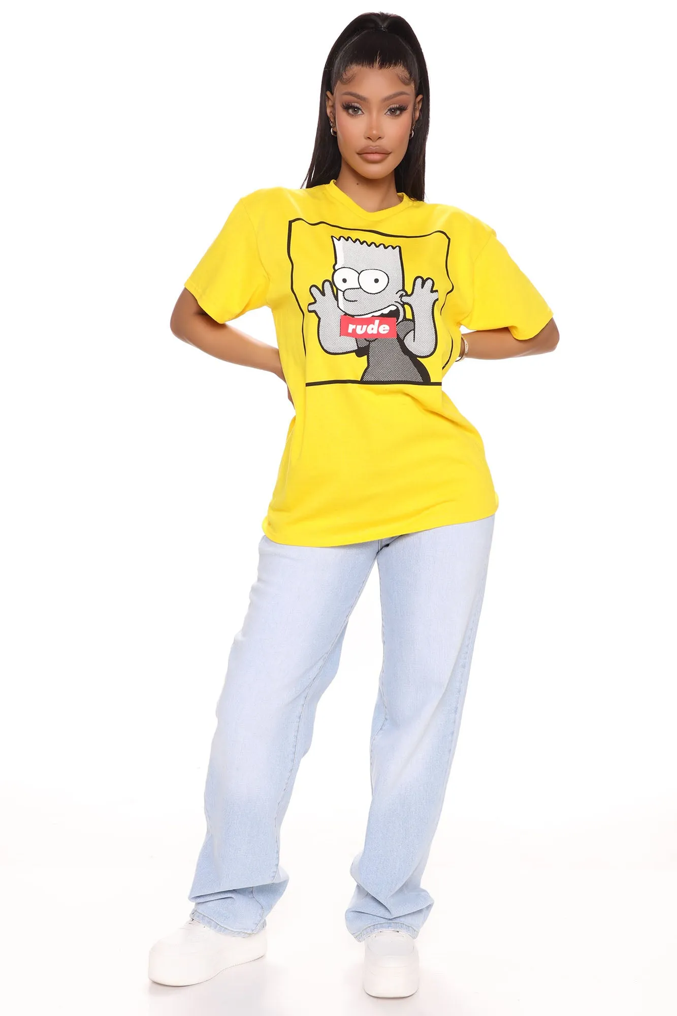 Bart Simpson Eat My Shorts Tee - Yellow