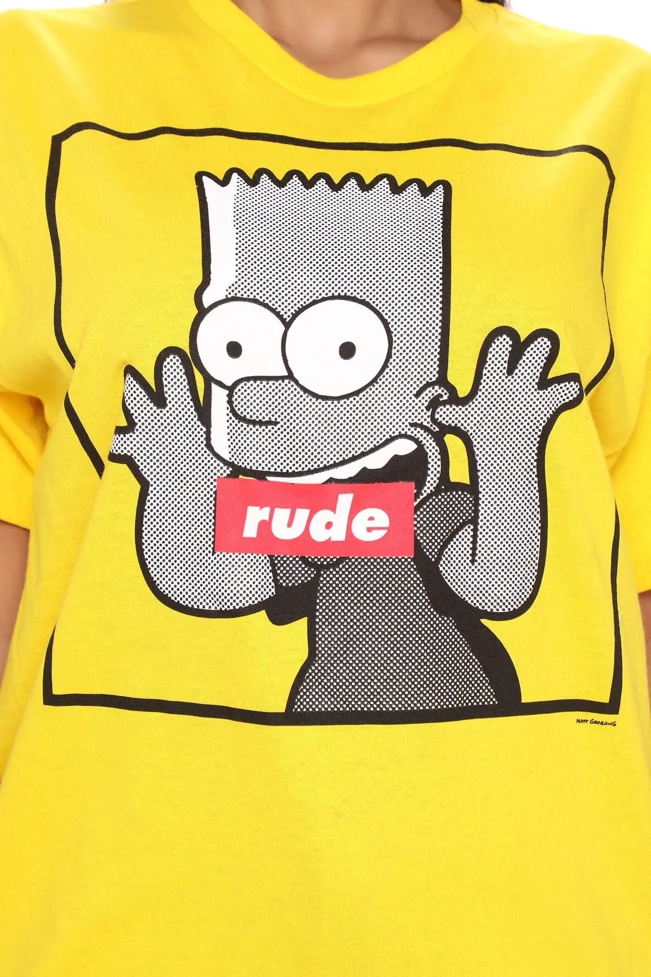 Bart Simpson Eat My Shorts Tee - Yellow