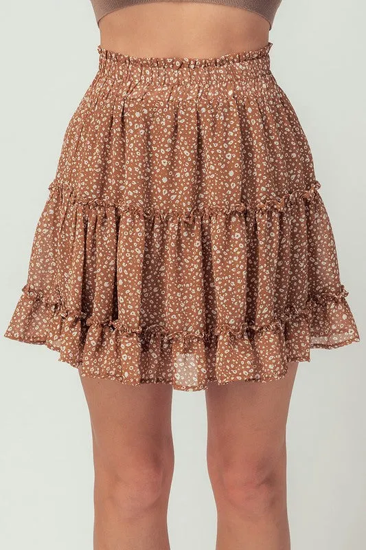 BELLA SKIRT - CAMEL