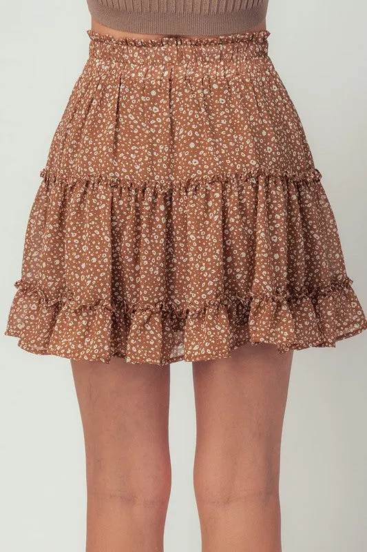 BELLA SKIRT - CAMEL