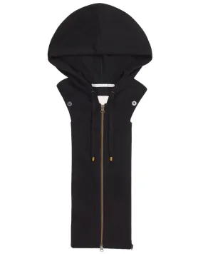 Black Cashmere Hoodie Dickey