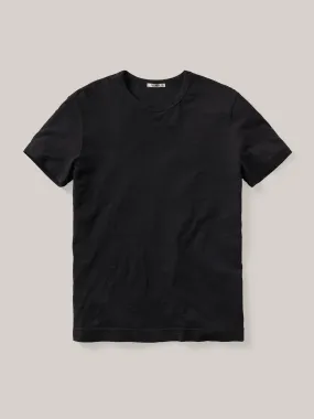 Black Slub Classic Tee