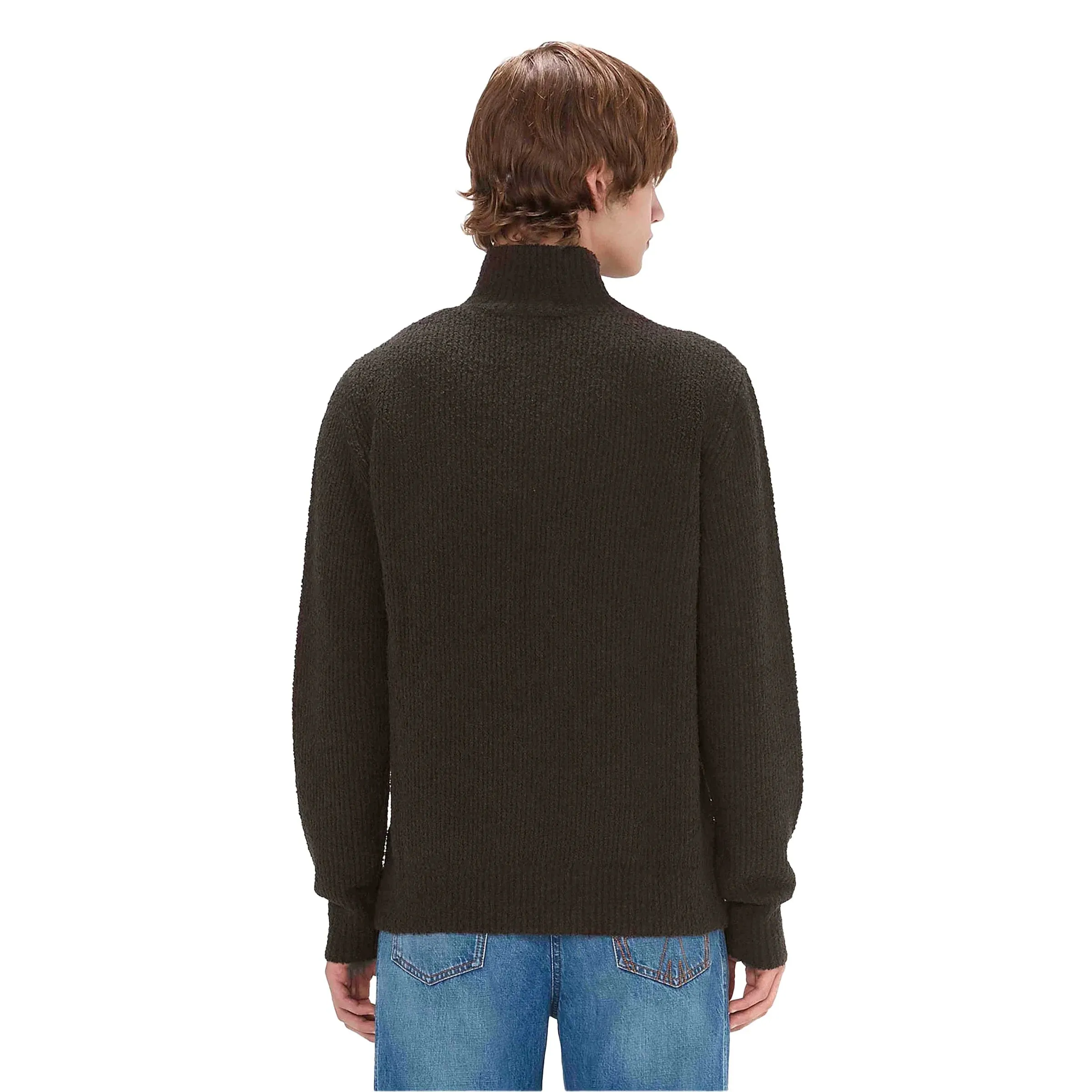 BOUCLE HENLEY JUMPER