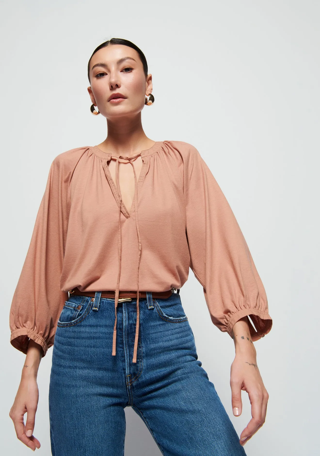 Brylee Peasant Top