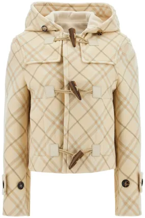 Burberry Montgomery Cropped In Wool And Cash