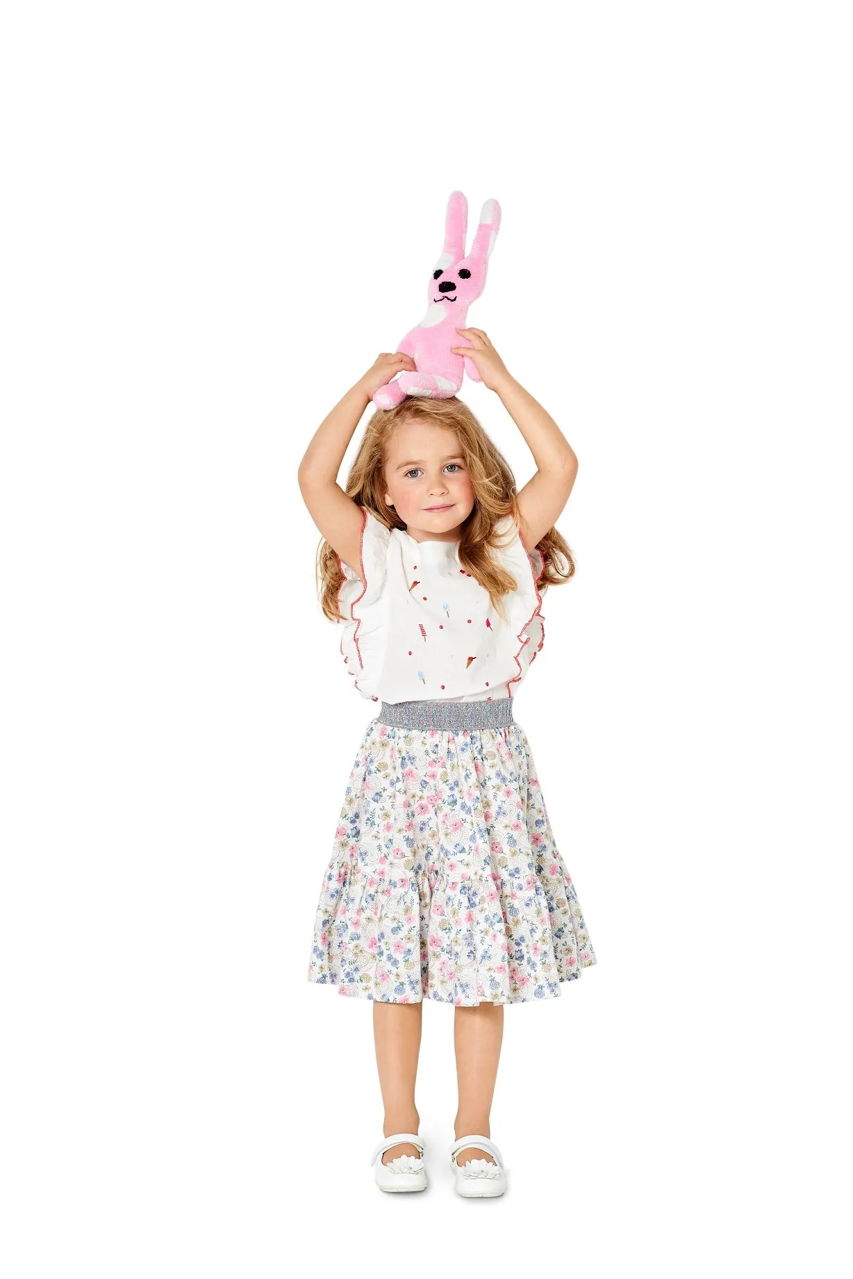 Burda Pattern 9319 Child's pinafore skirt