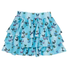 BUTTERFLY TIERED SKIRT