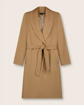 Carmela Belted Wrap Coat