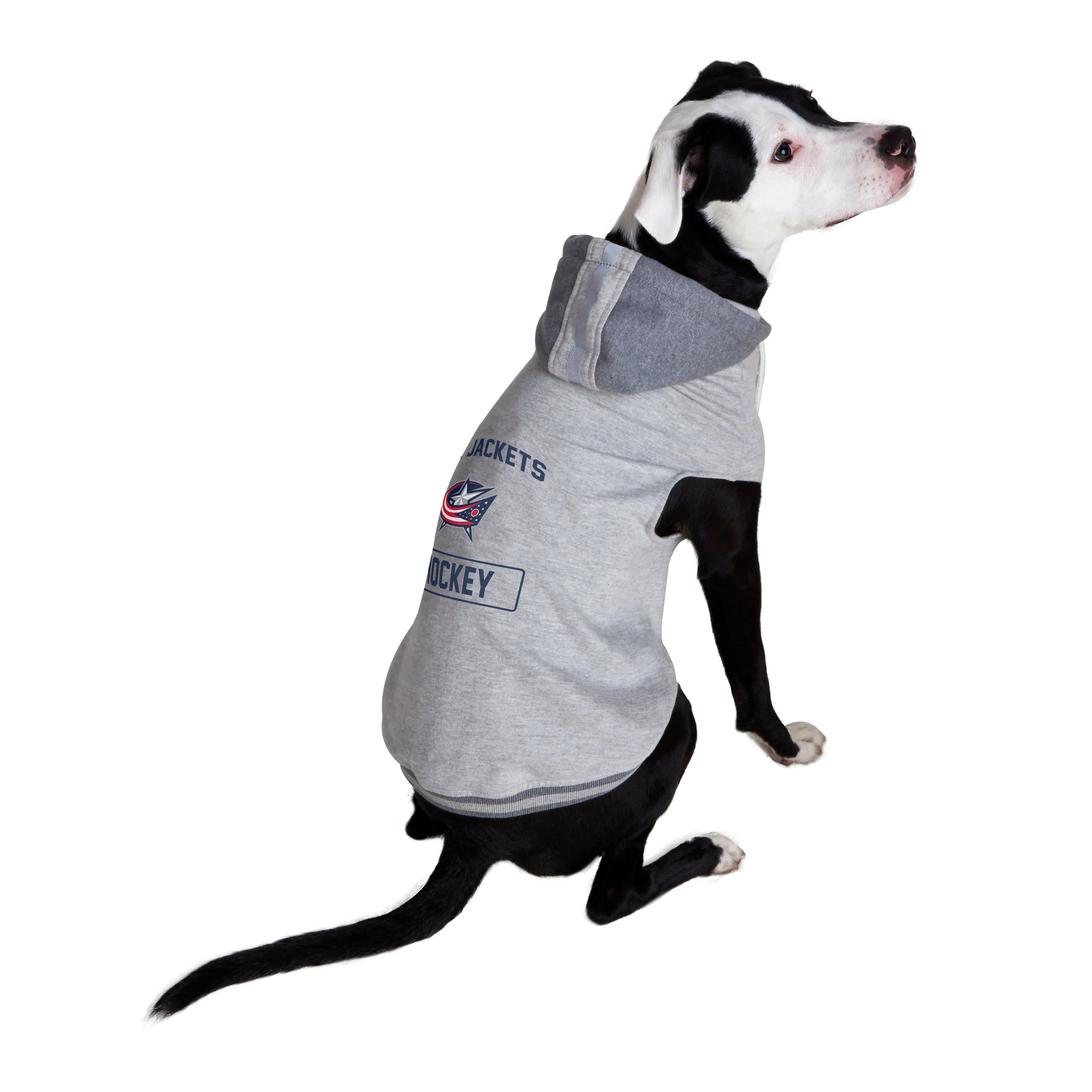 Columbus Blue Jackets Pet Hooded Crewneck Type