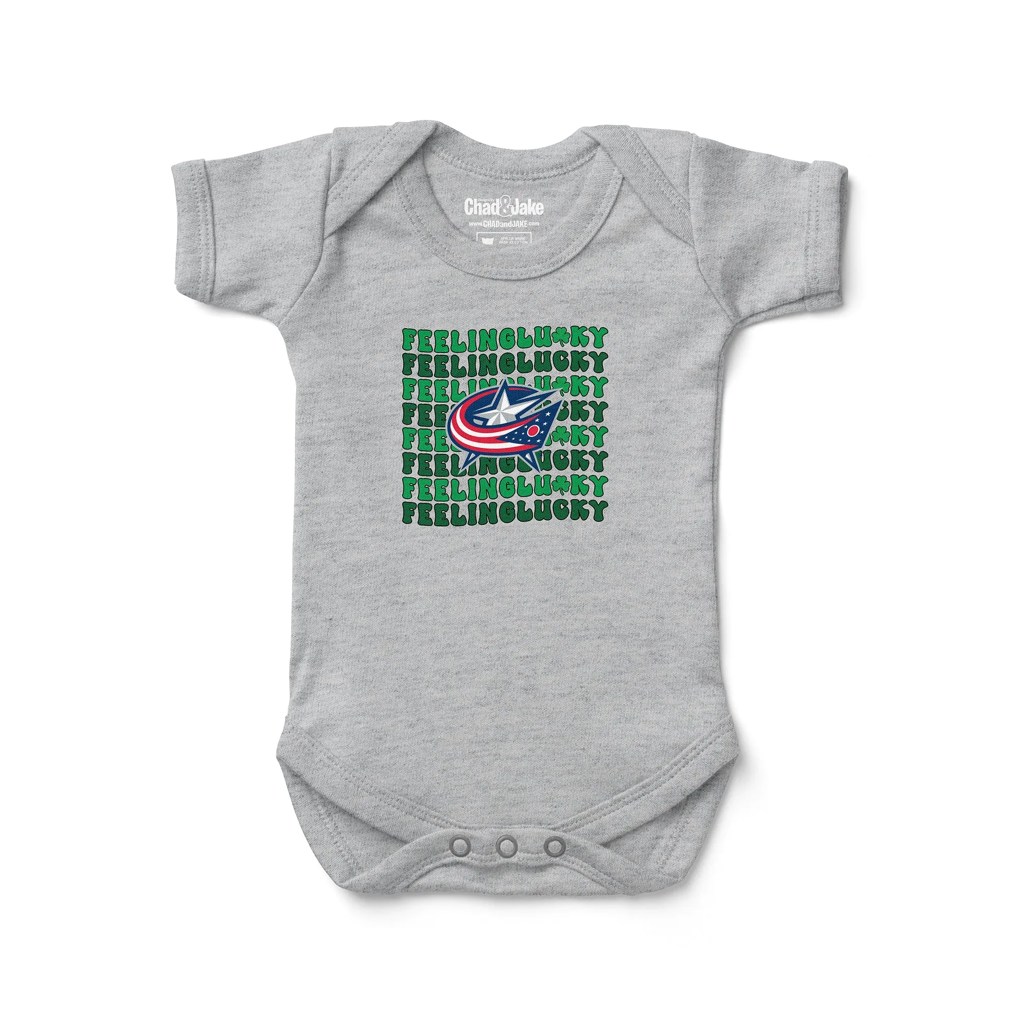 Columbus Blue Jackets St. Patrick's Day Bodysuit