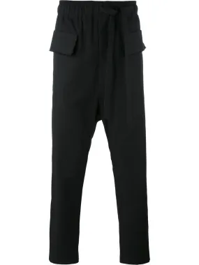 Crispy Cotton Drawstring Trousers