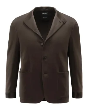 Dark Brown Cashmere Jacket