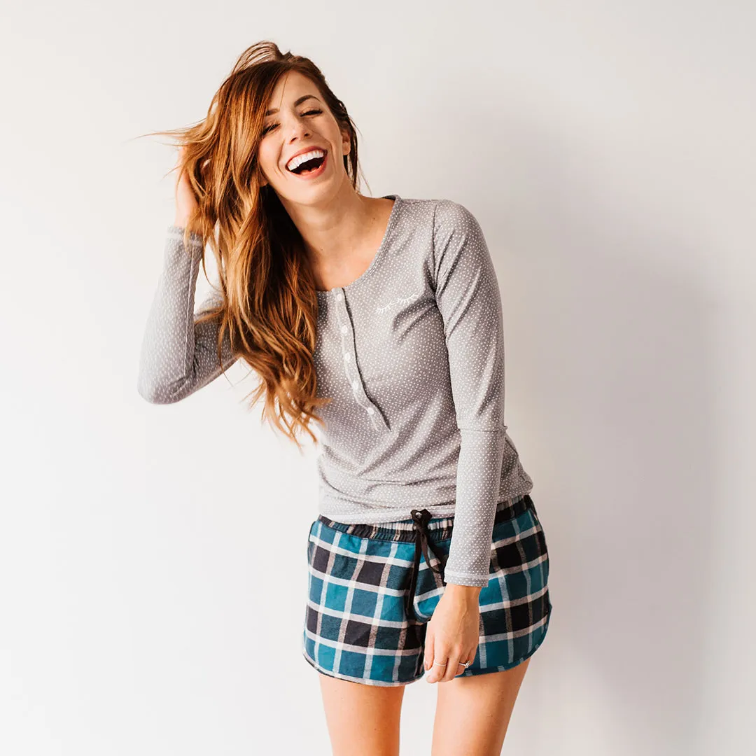 Dasher Plaid Slumber Shorts