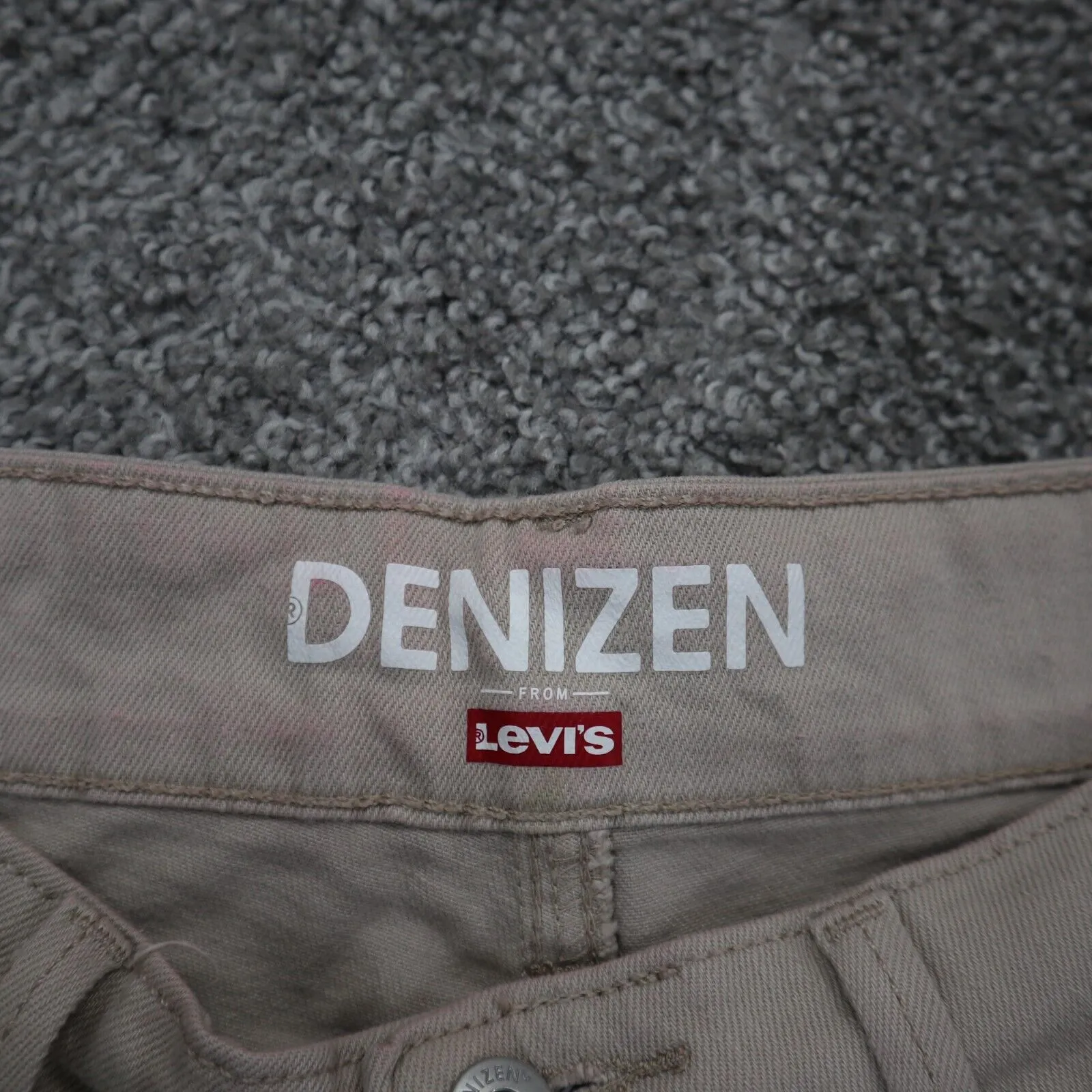 Denizen From Levi's Womens Boyfriend Shorts Solid Modern Denim Light Pink Size 4