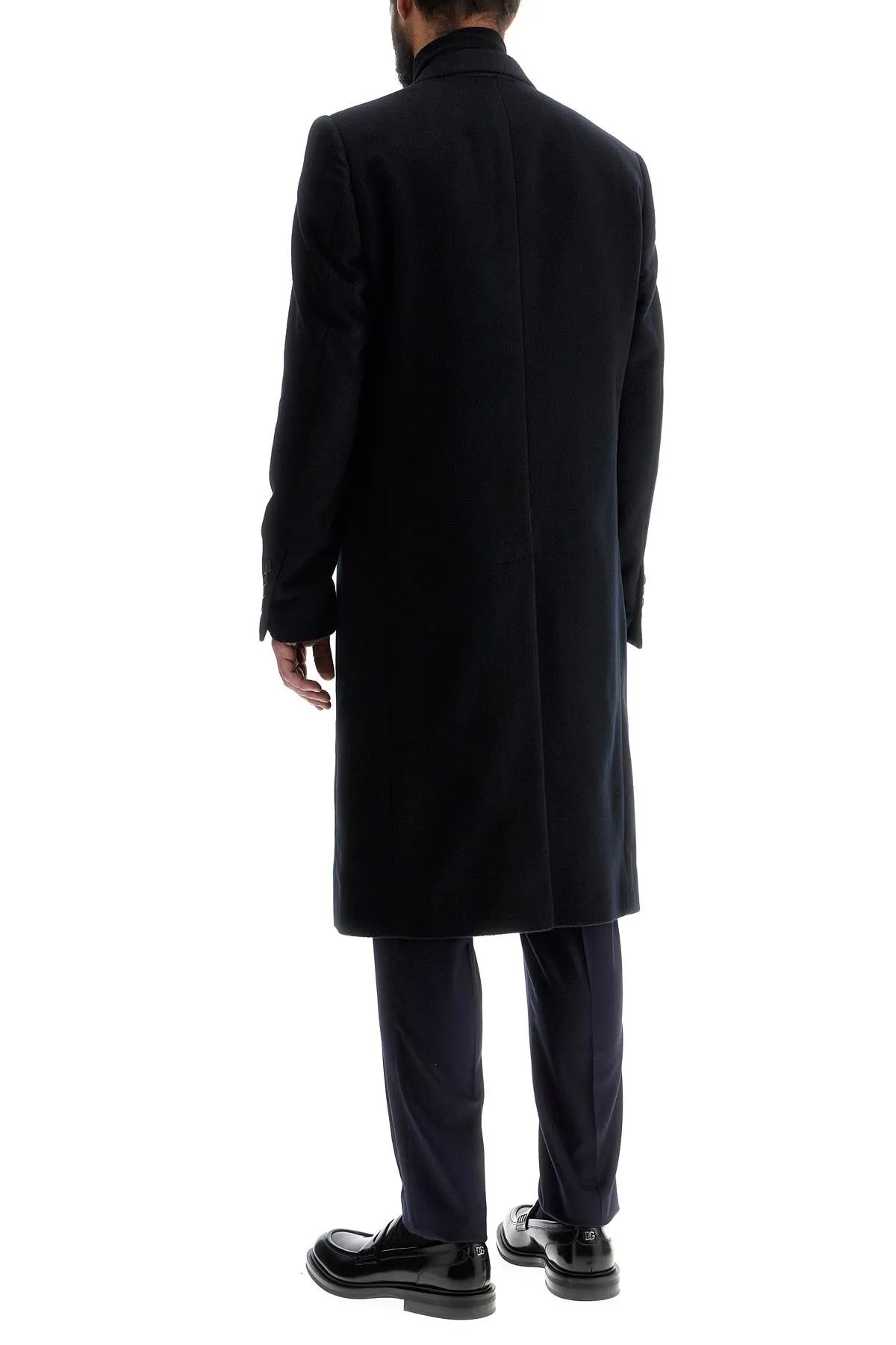 Dolce & Gabbana Single-Breasted Cashmere Coat