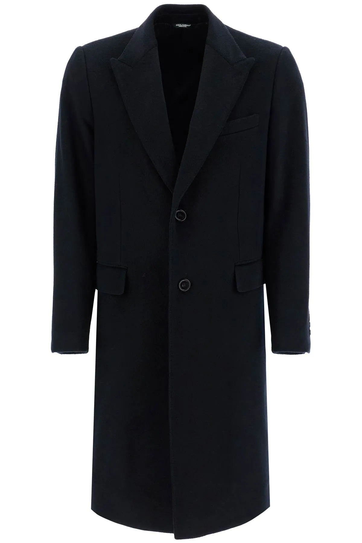 Dolce & Gabbana Single-Breasted Cashmere Coat