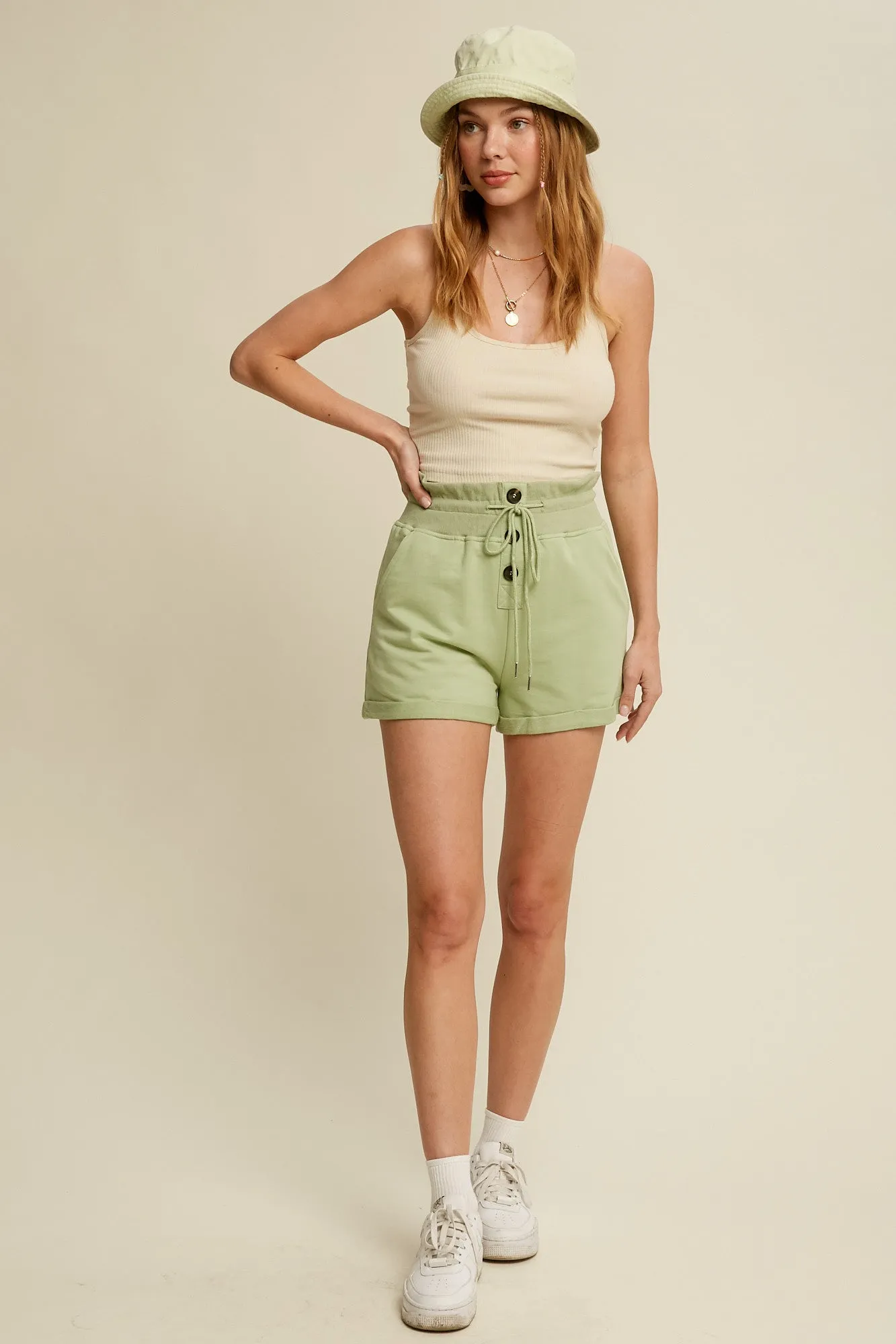 French Terry boyfriend Shorts