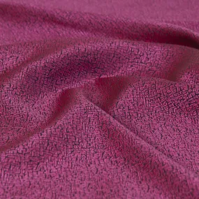 Fuchsia Geometric Jacquard 5023