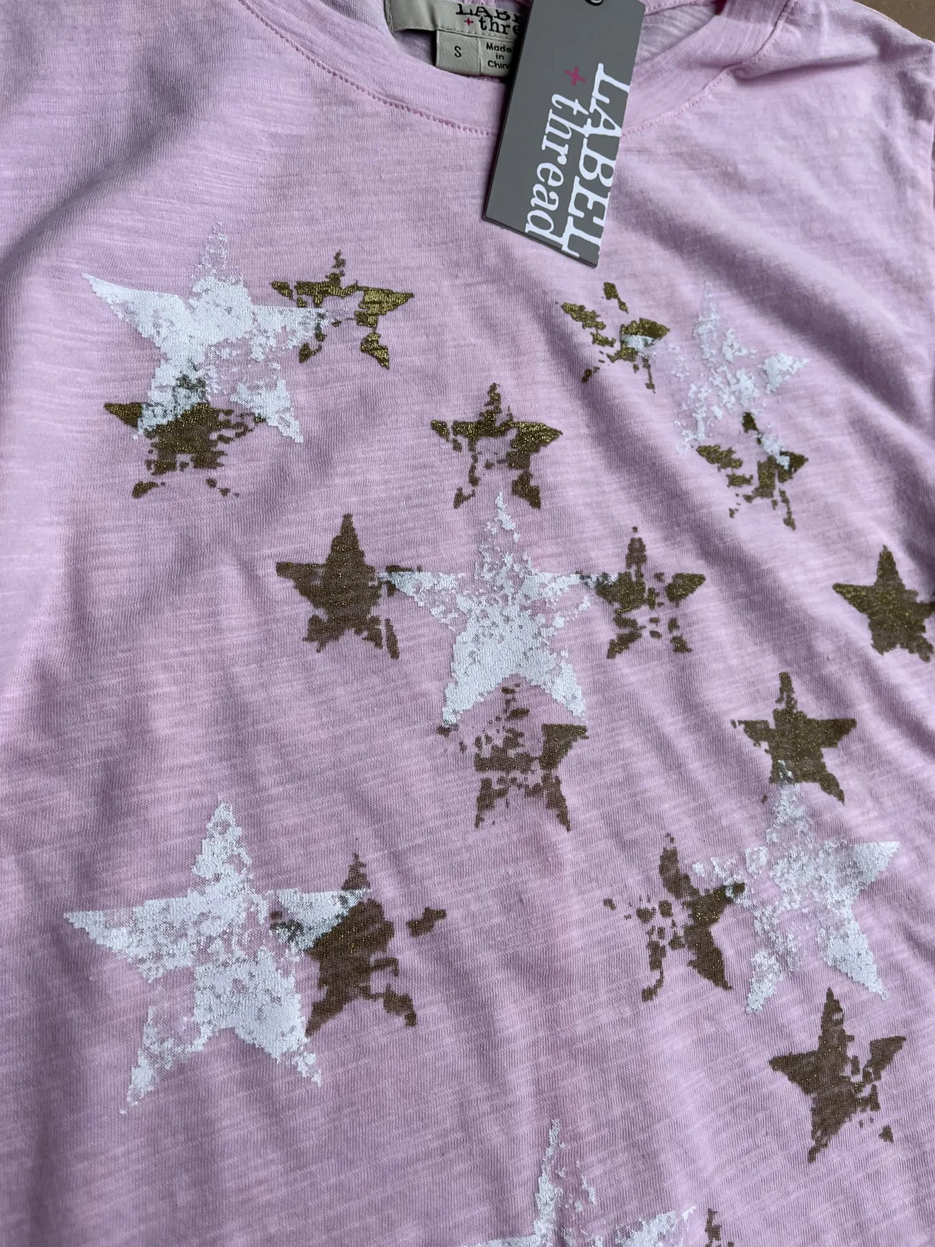 Graphic Ava Tee - Peony Stardust