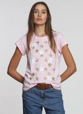 Graphic Ava Tee - Peony Stardust