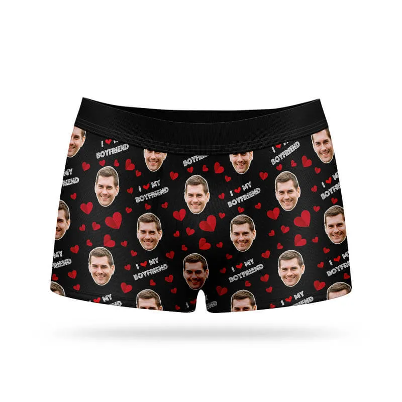 I Love My Boyfriend Boxers