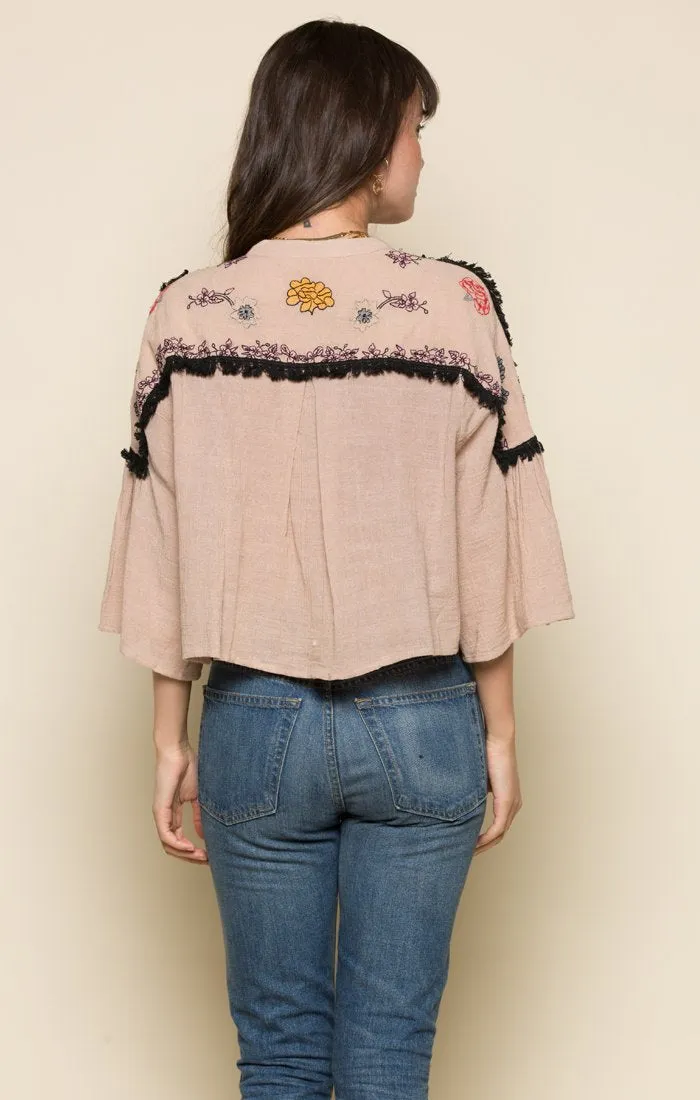 ITZEL SPLIT FRONT TOP