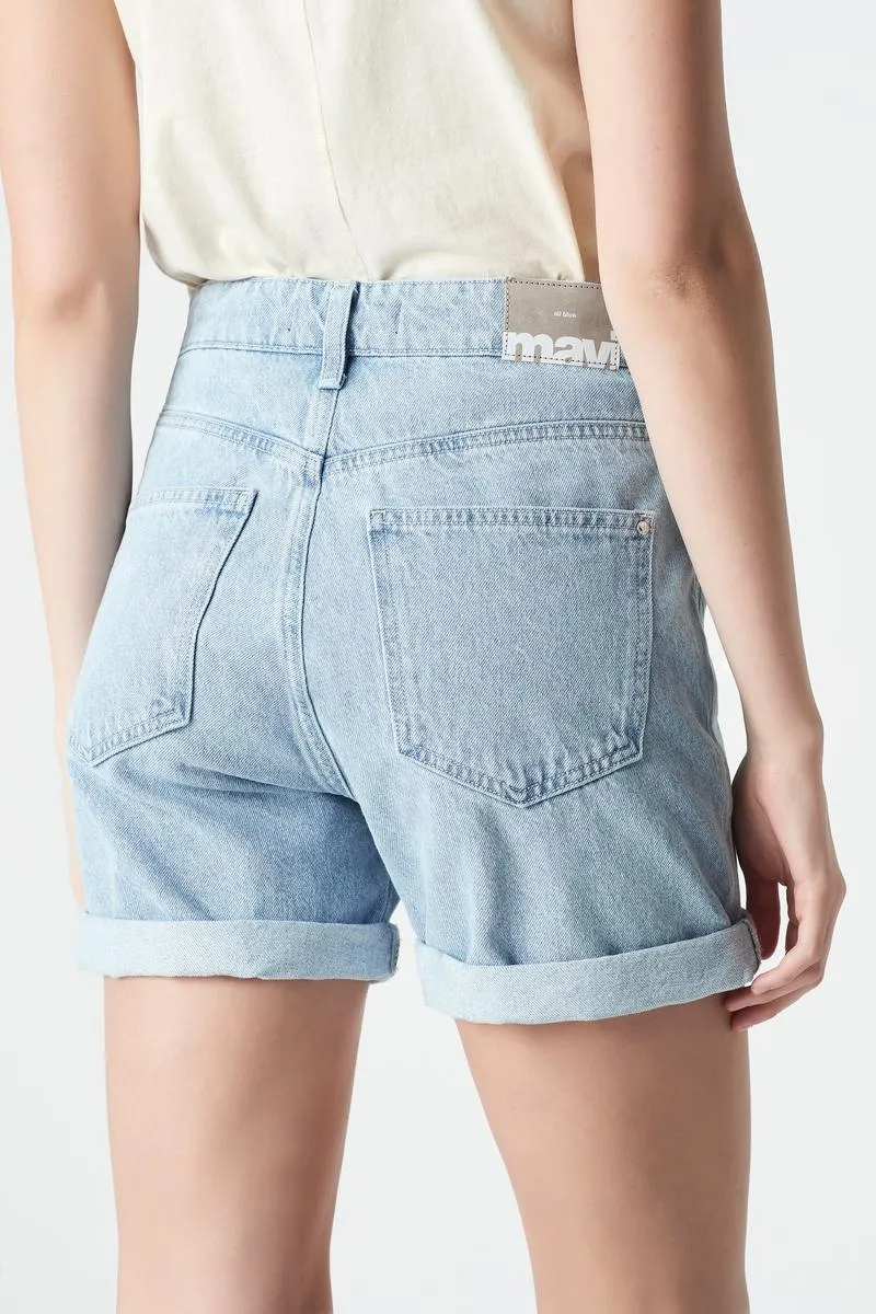 Marla Shorts - Bleached Denim