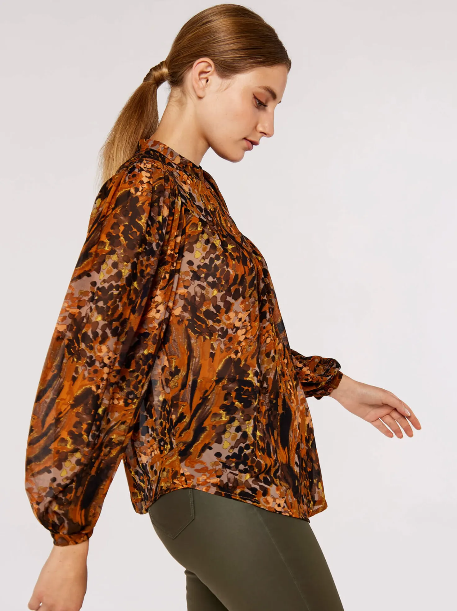 Meadow Chiffon Blouse