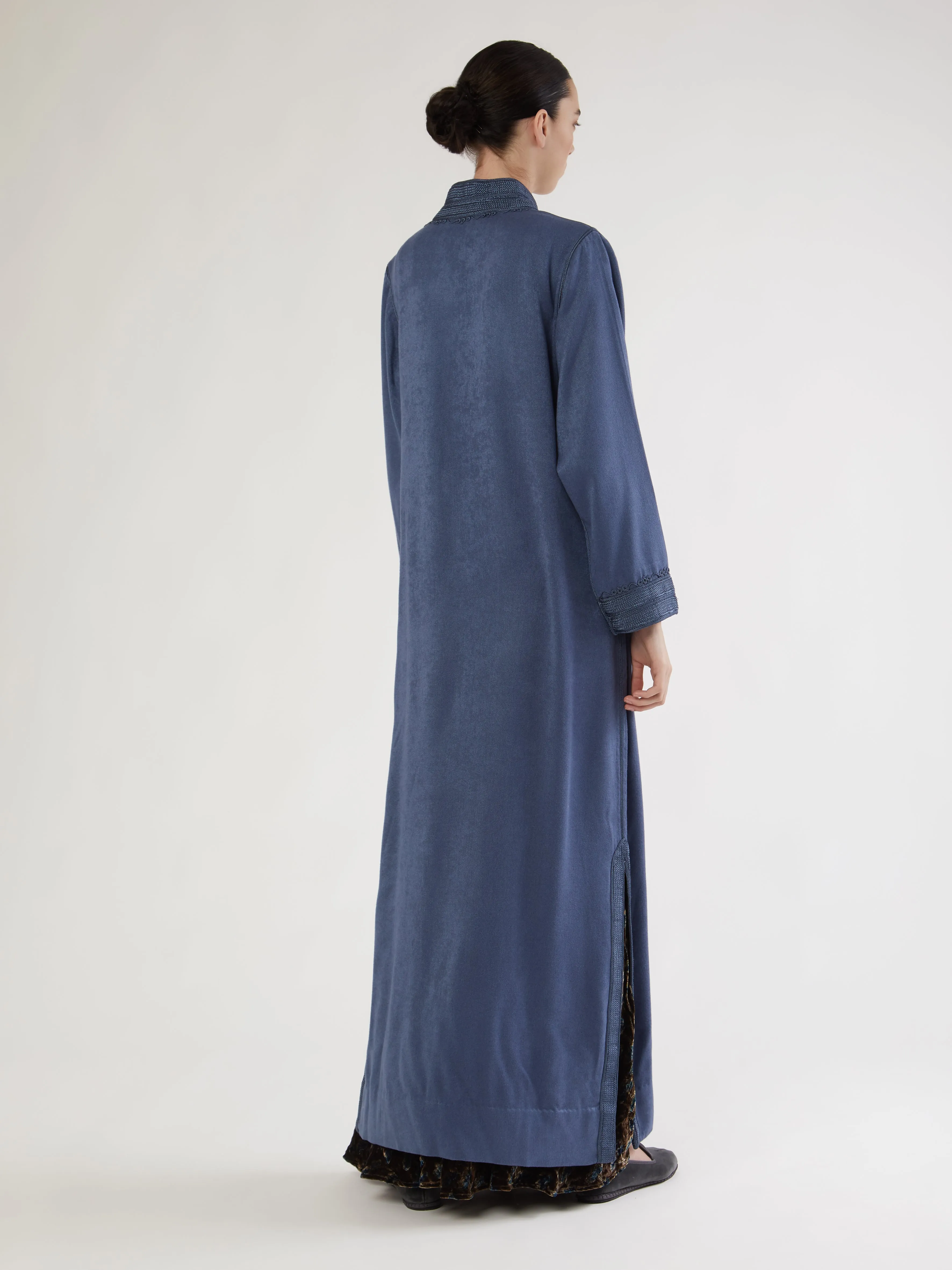 Moroccan long cashmere robe