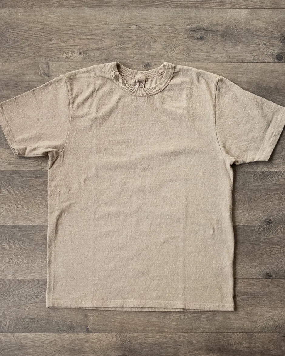 No. 8 Slub Nep Tee - Beige