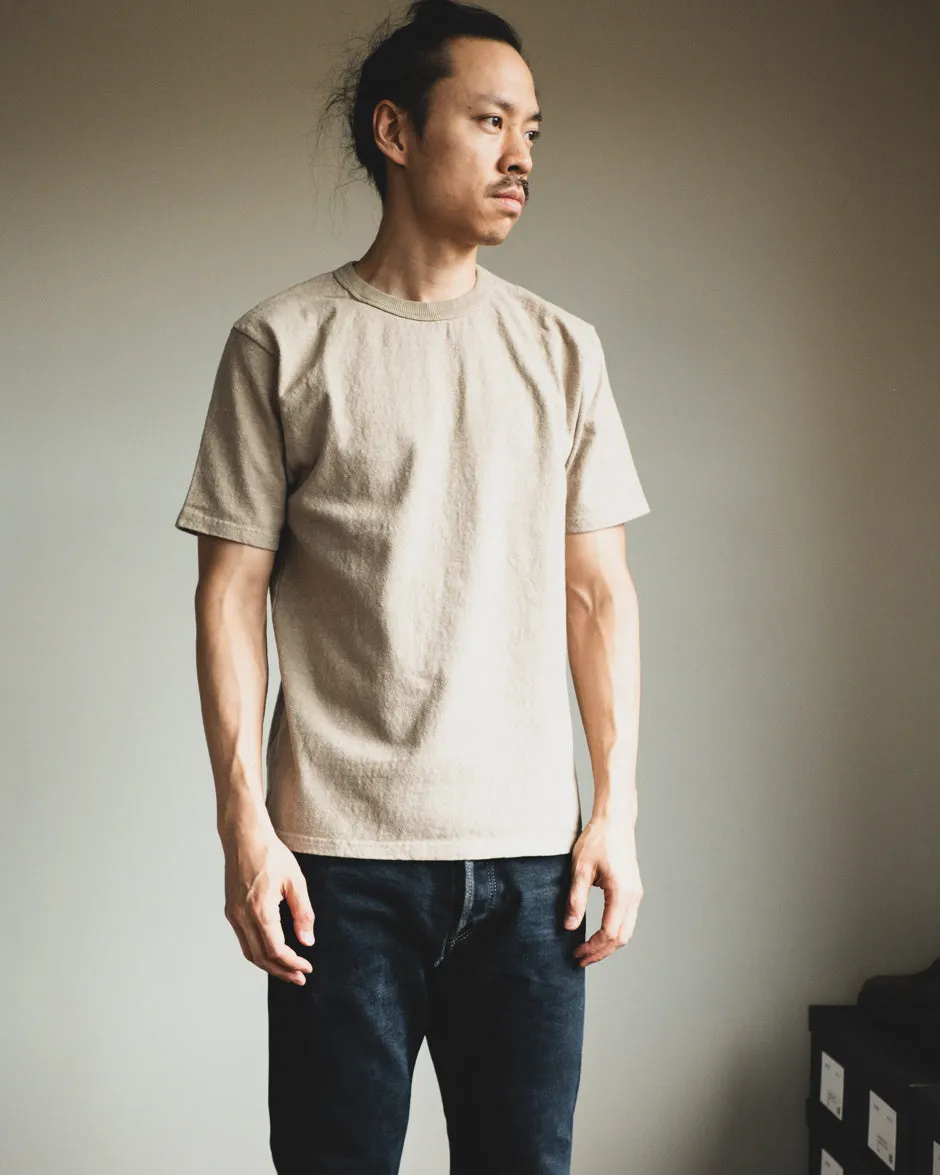 No. 8 Slub Nep Tee - Beige