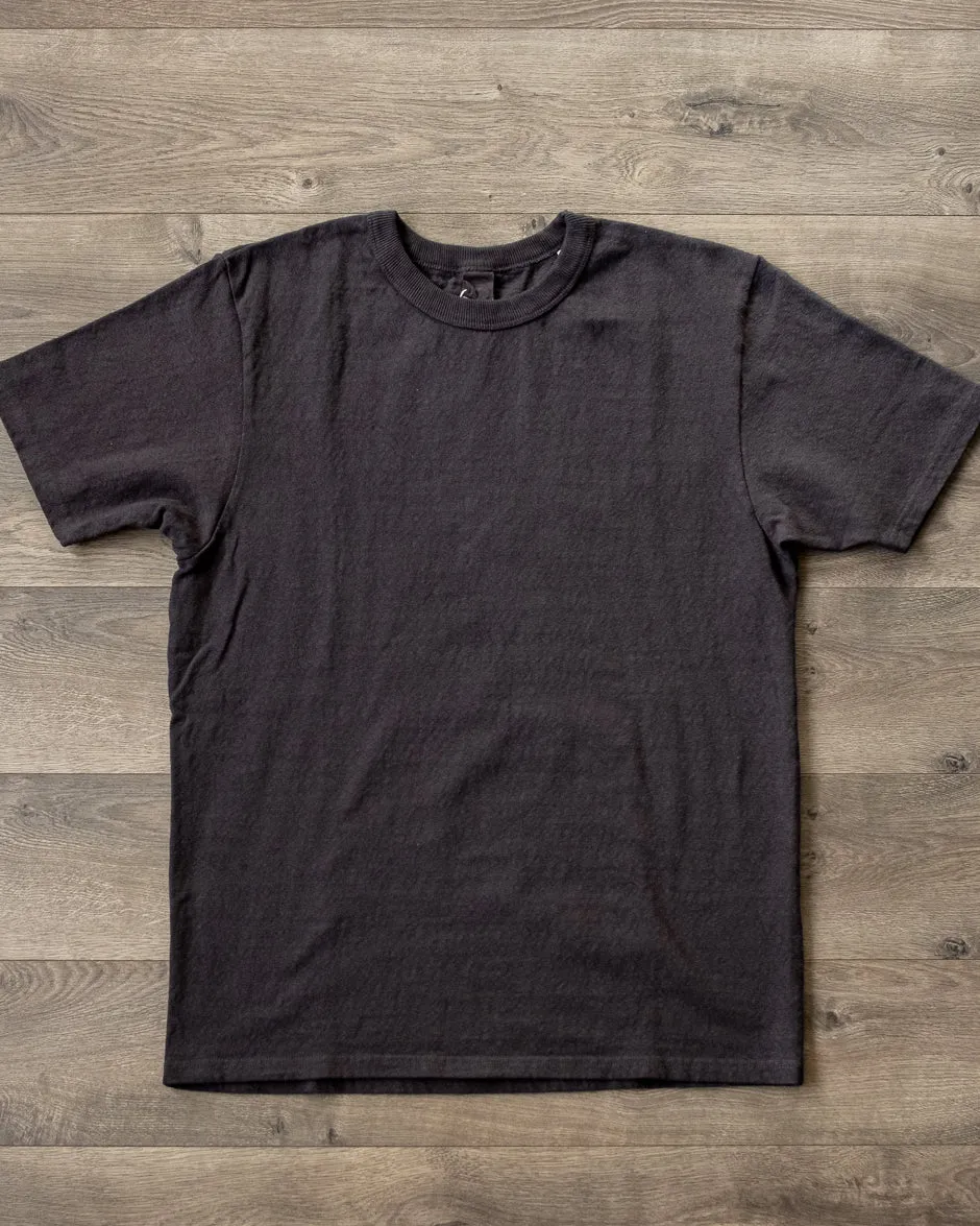 No. 8 Slub Nep Tee - Black