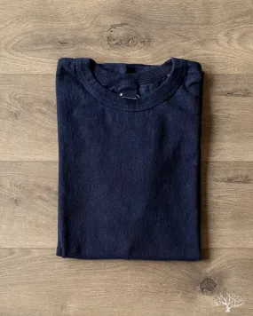 No. 8 Slub Nep Tee - Indigo