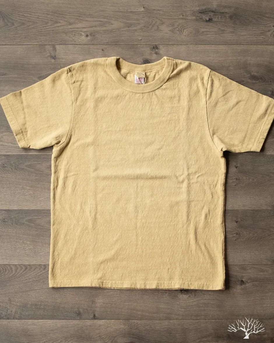 No. 8 Slub Nep Tee - Light Yellow