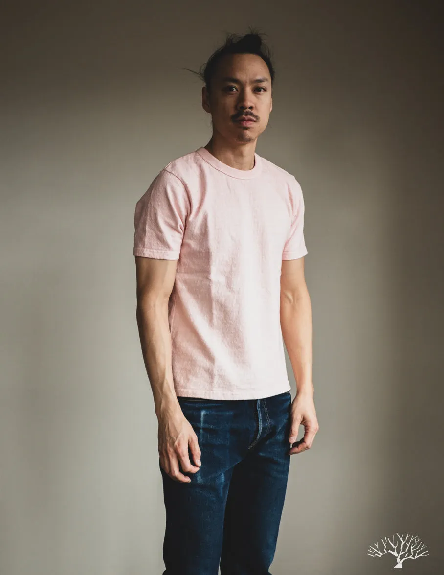 No. 8 Slub Nep Tee - Pink