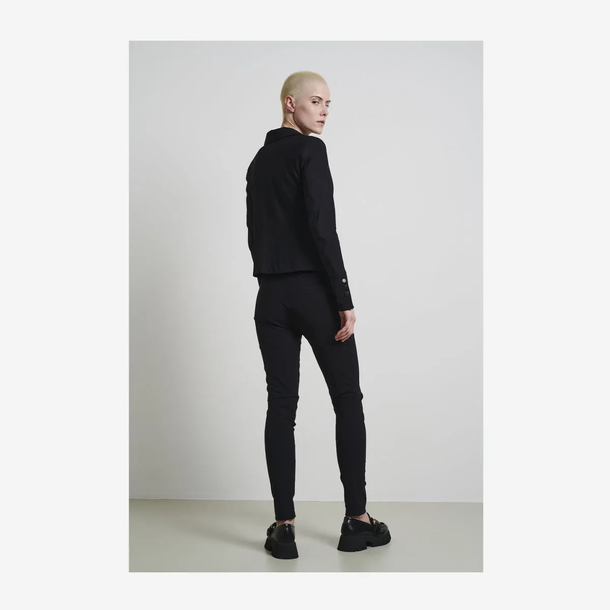 PANTS ANNA - SKINNY FIT TECHNICAL JERSEY