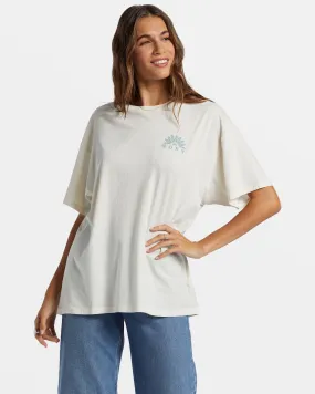 Paper Moon Oversized T-Shirt - Egret