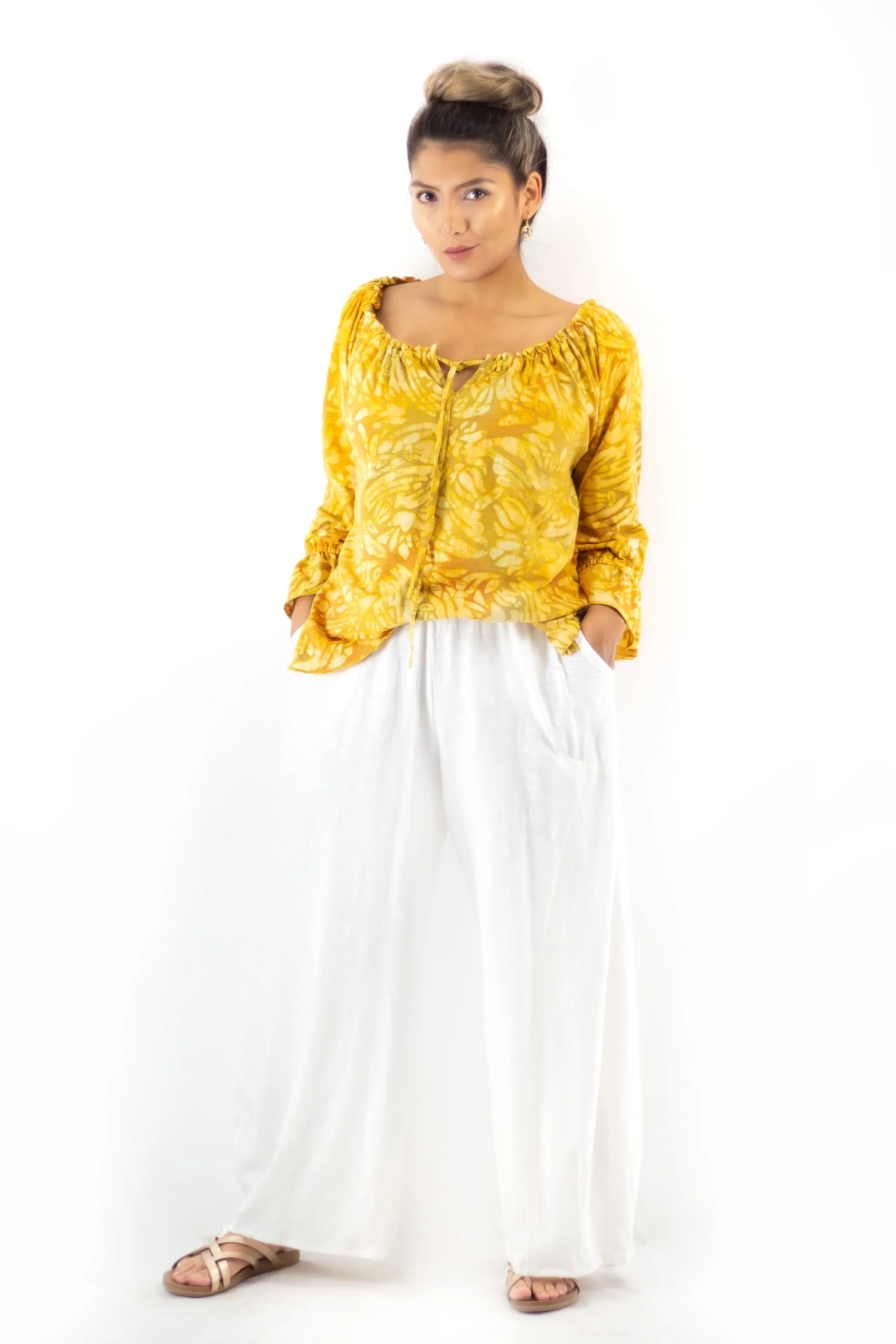 Peasant Blouse - Rush Golden