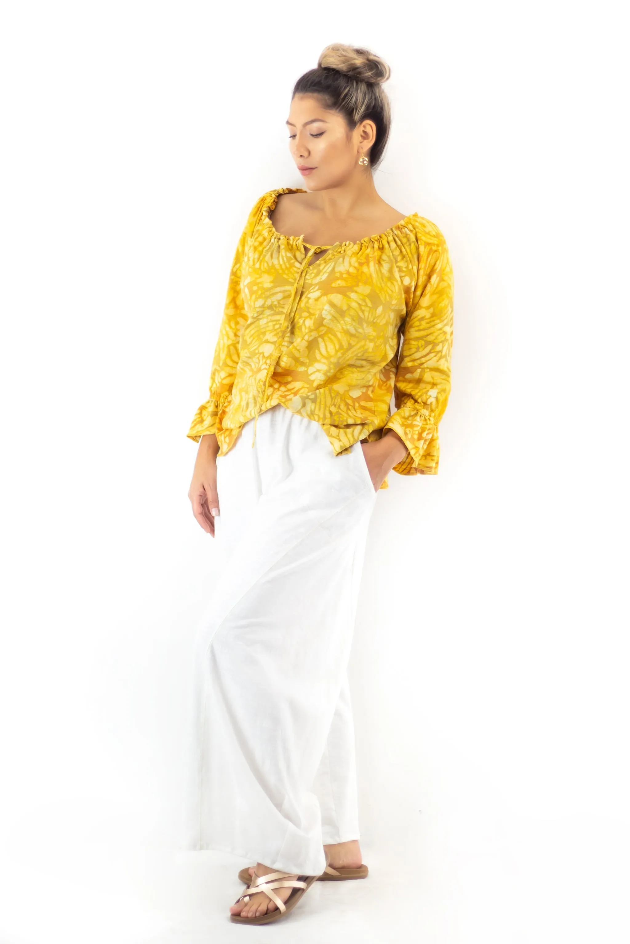 Peasant Blouse - Rush Golden