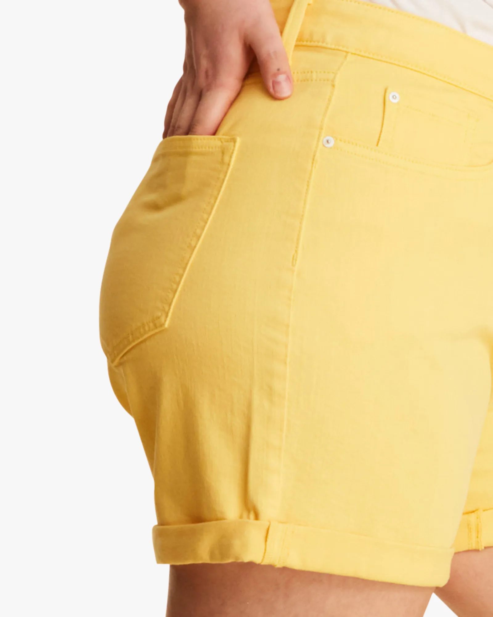 Poplar Boyfriend Short | Yellow