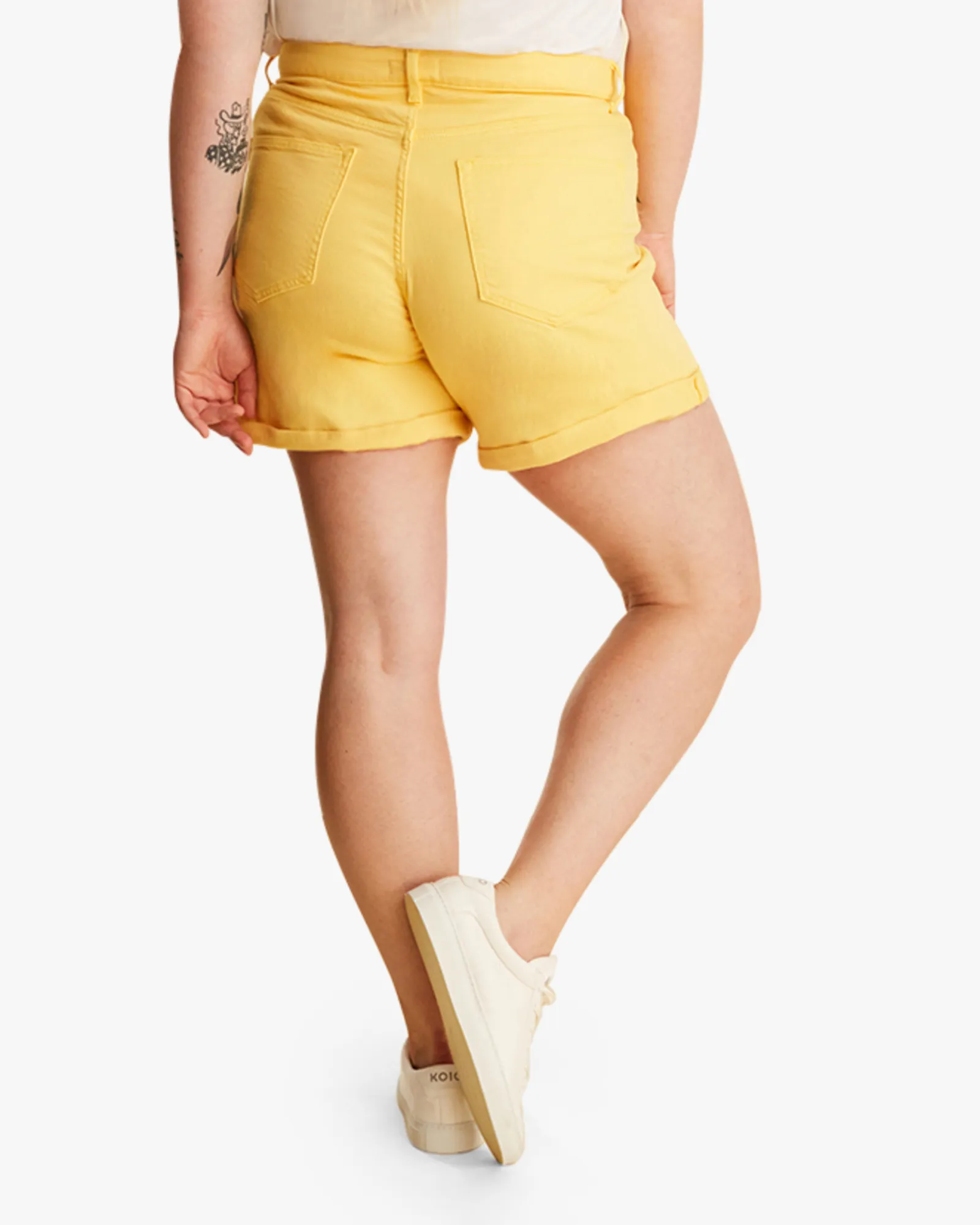 Poplar Boyfriend Short | Yellow