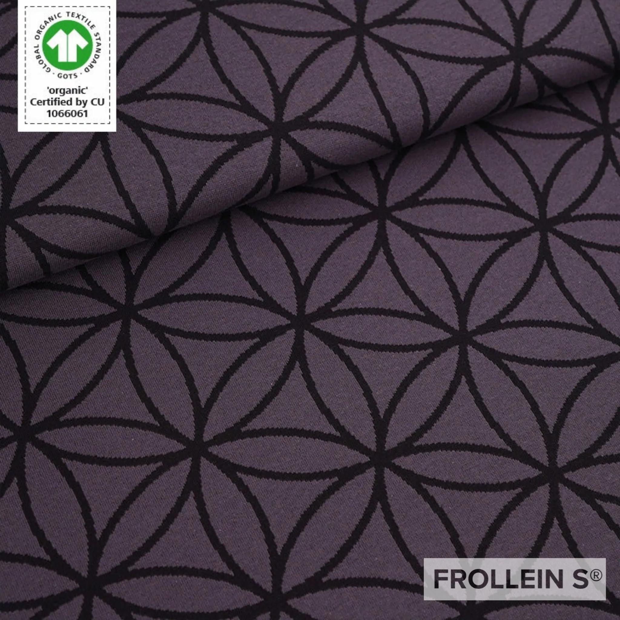 Pre-Order - Organic Jacquard Fabric - Flower of Life