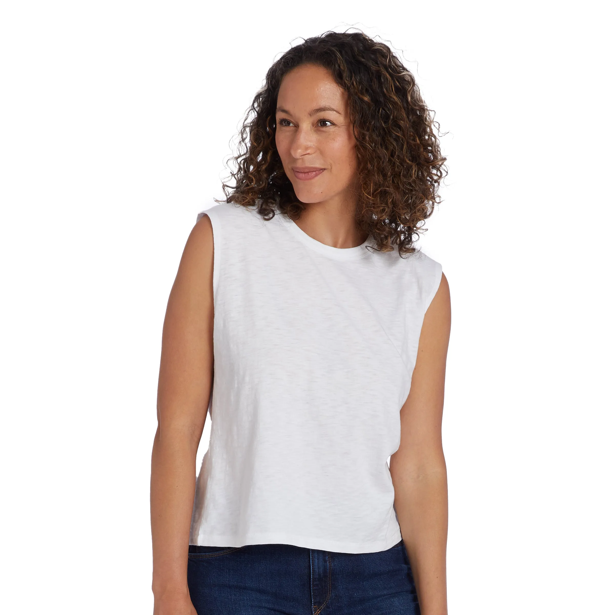 Relaxed Slub Tank Tee