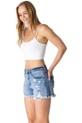 Ripped Boyfriend Shorts