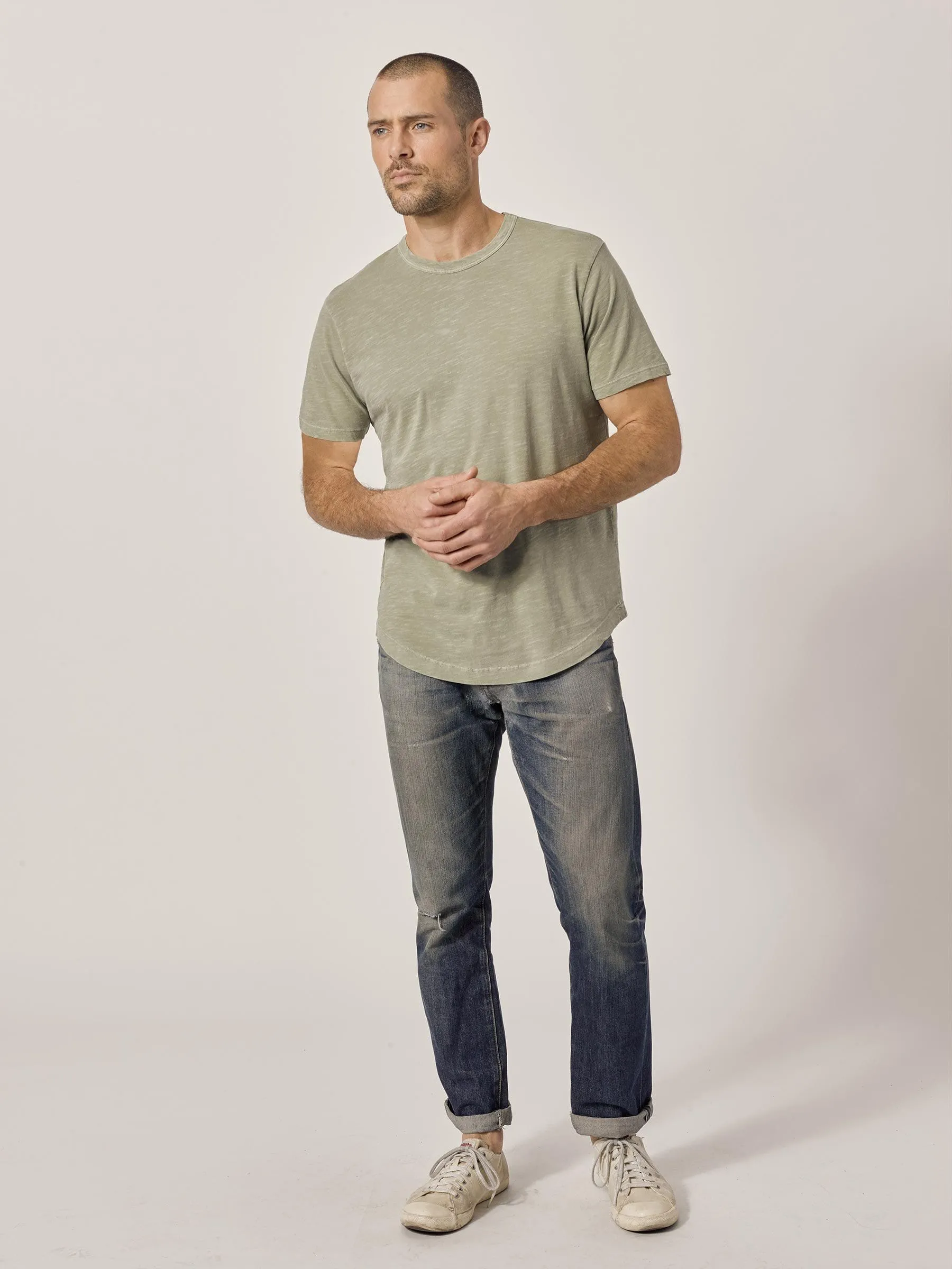 Sergeant Slub Curved Hem Tee